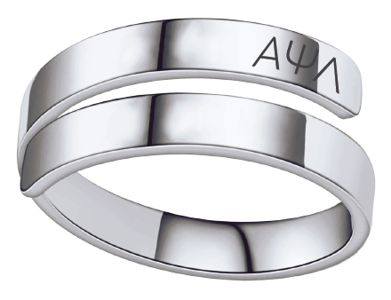 Alpha Psi Lambda Lettered Rings