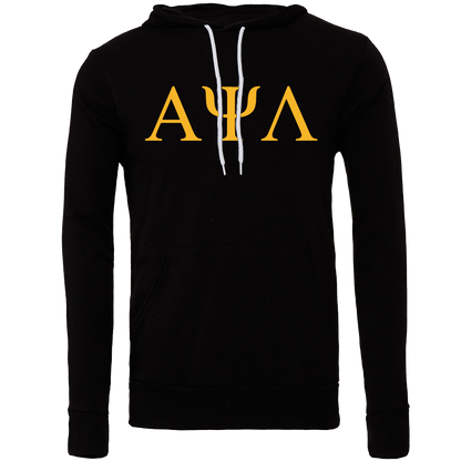 Alpha Psi Lambda Lettered Hooded Sweatshirts