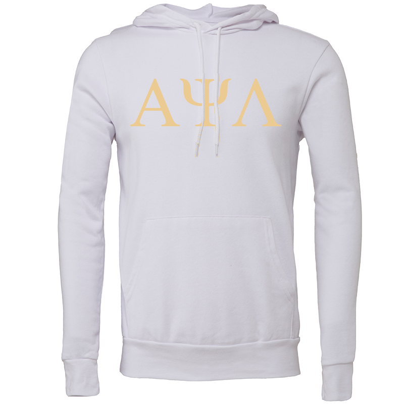 Alpha Psi Lambda Lettered Hooded Sweatshirts