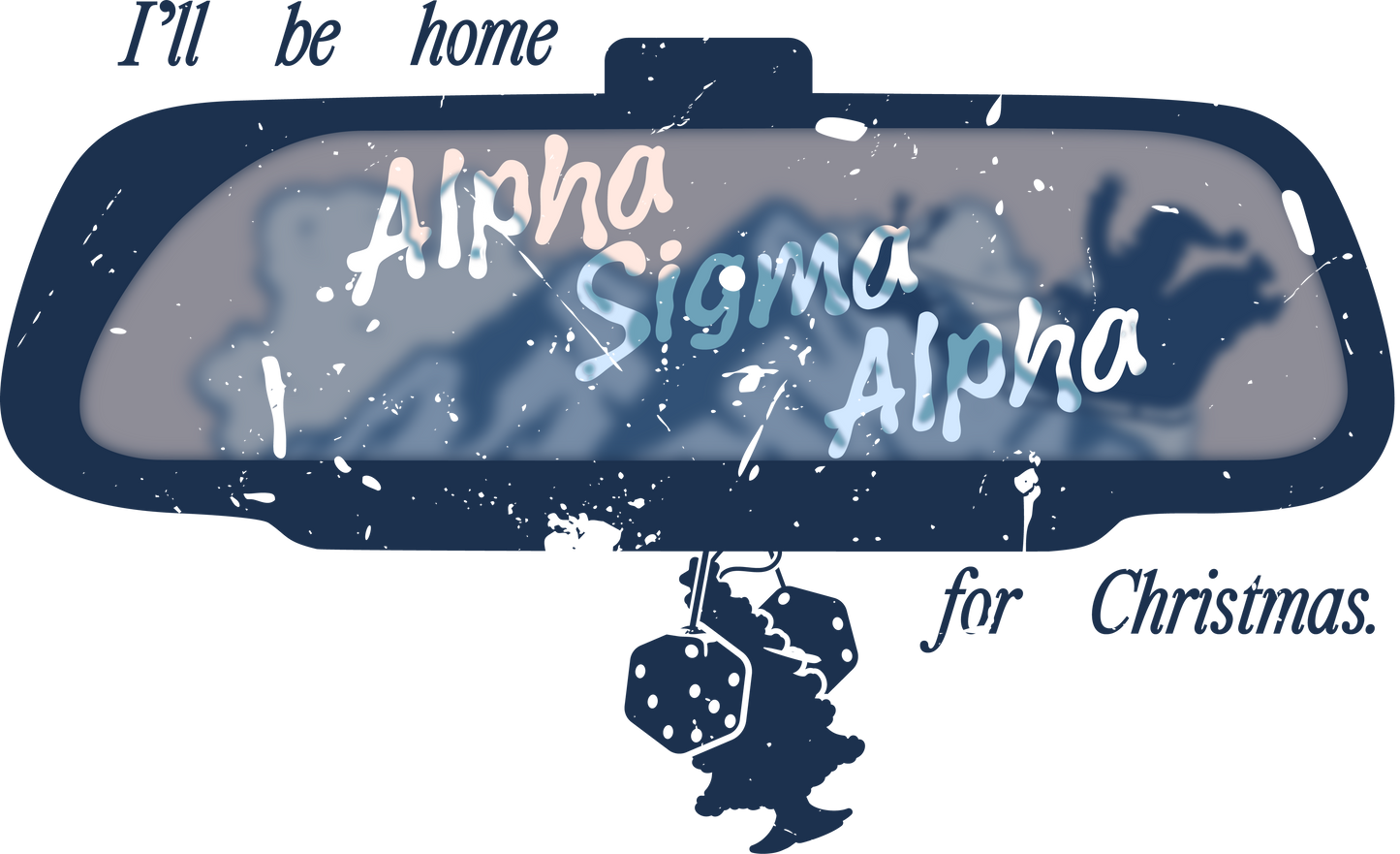 Alpha Sigma Alpha Holiday Road Trip Graphic Tee