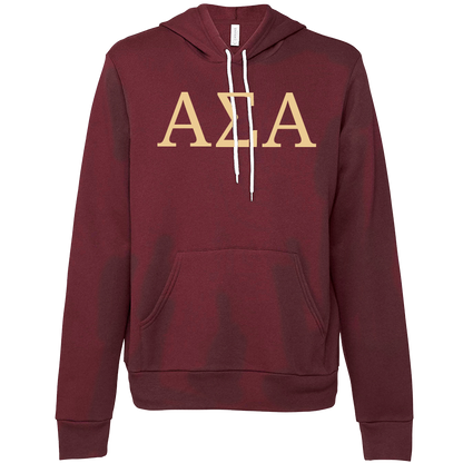 Alpha Sigma Alpha Lettered Hooded Sweatshirts