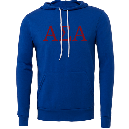 Alpha Sigma Alpha Lettered Hooded Sweatshirts