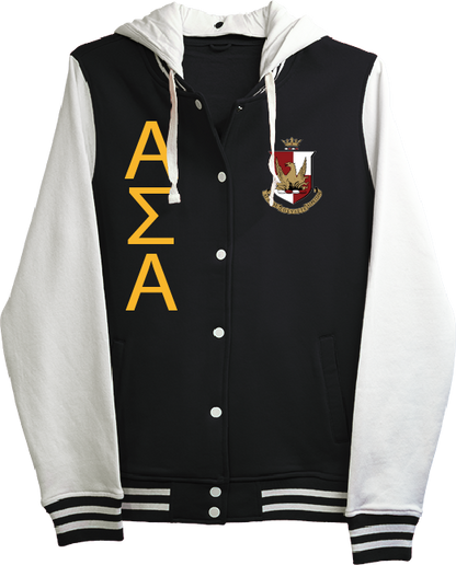 Alpha Sigma Alpha Varsity Hooded Sweatshirt