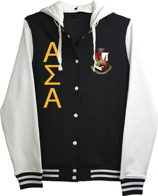 Alpha Sigma Alpha Varsity Hooded Sweatshirt