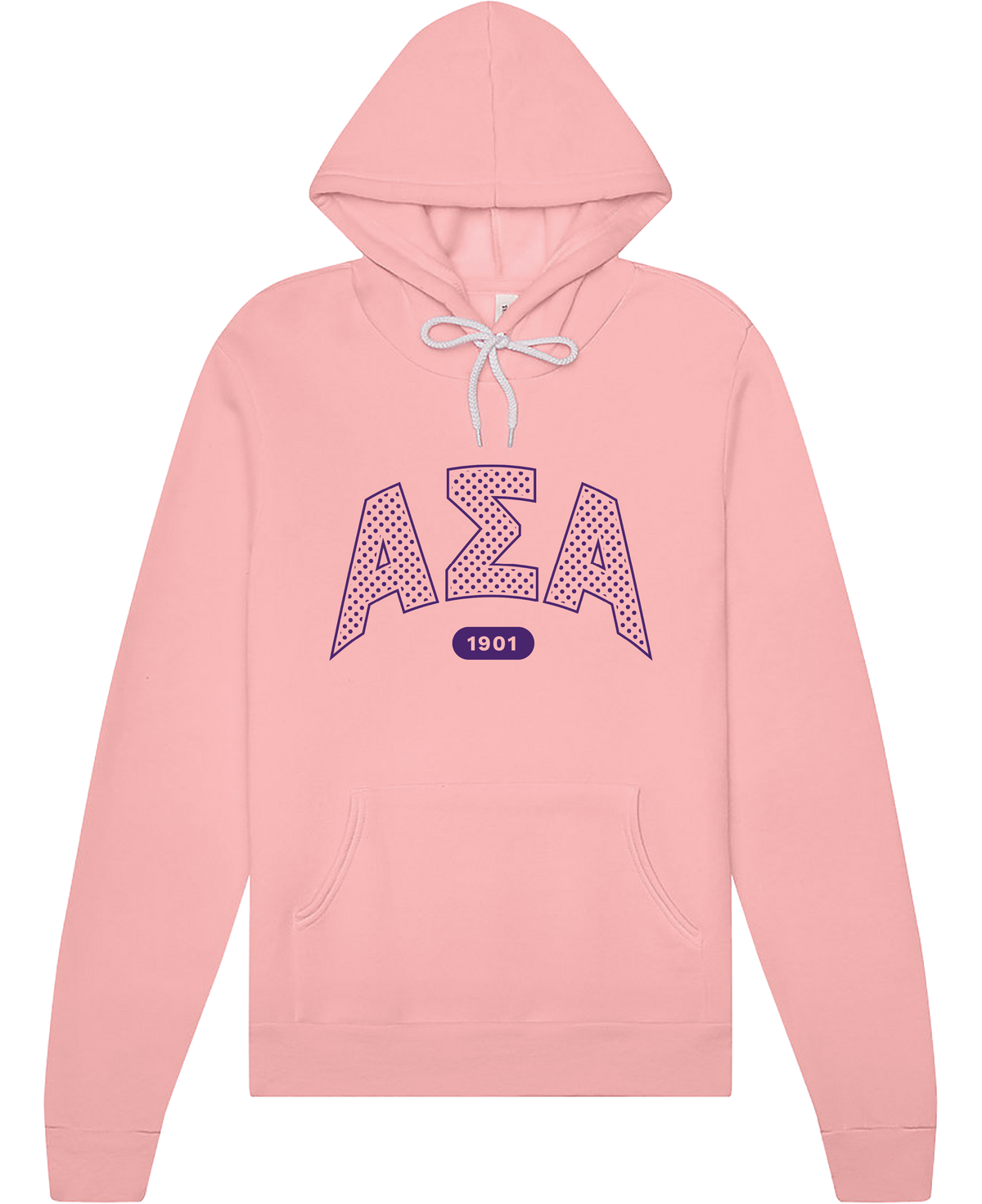 Alpha Sigma Alpha Varsity Polka Dot Hoodie
