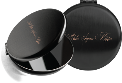 Alpha Sigma Kappa Script Pocket Mirrors
