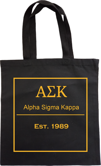 Alpha Sigma Kappa Tote Bags