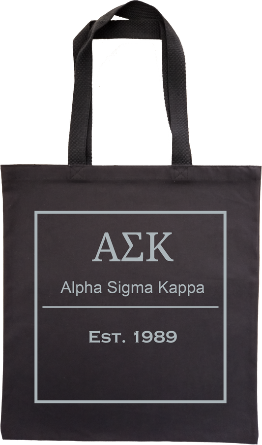 Alpha Sigma Kappa Tote Bags