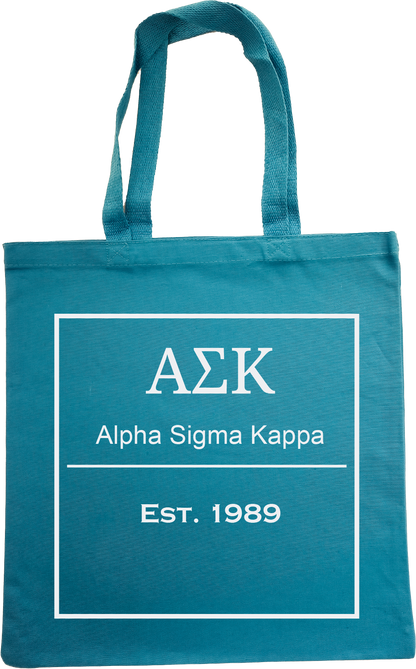 Alpha Sigma Kappa Tote Bags