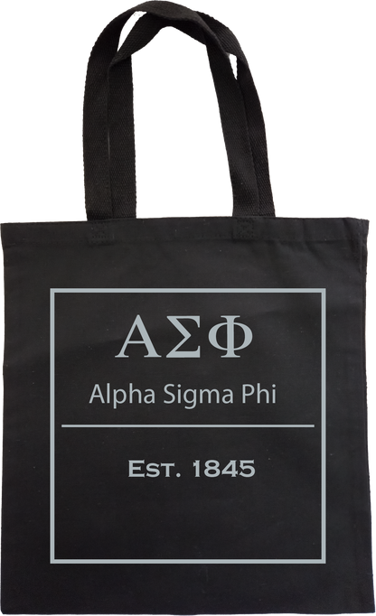 Alpha Sigma Phi Tote Bags