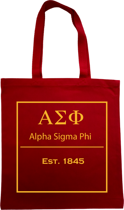 Alpha Sigma Phi Tote Bags