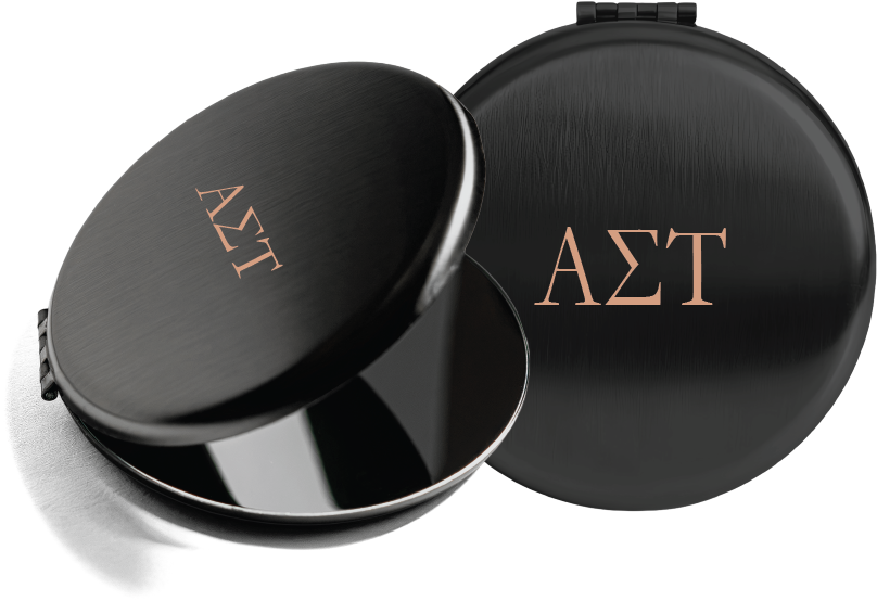 Alpha Sigma Tau Lettered Pocket Mirrors