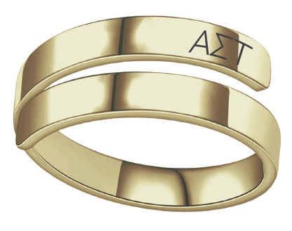 Alpha Sigma Tau Lettered Rings