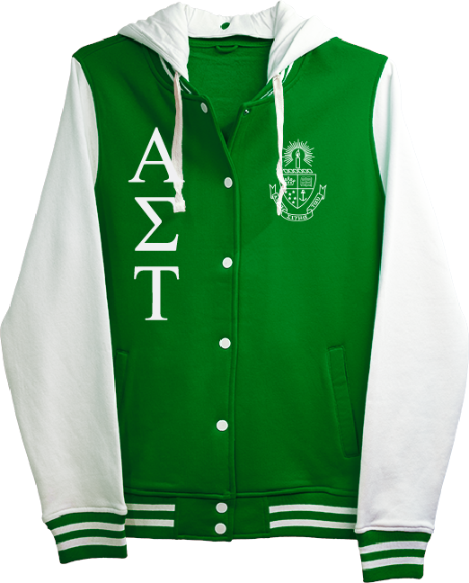 Alpha Sigma Tau Varsity Hooded Sweatshirt