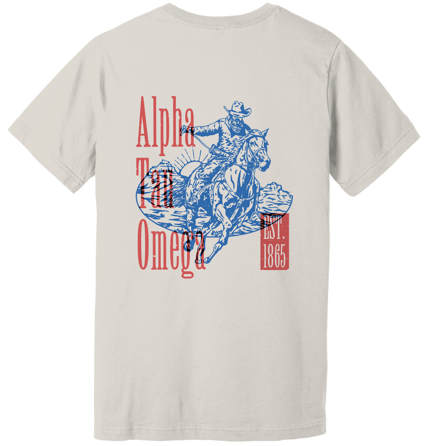 Alpha Tau Omega Cowboy Graphic T-Shirt