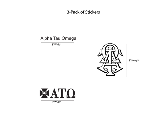 Alpha Tau Omega Stickers
