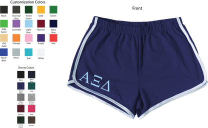 Alpha Xi Delta Lettered Women's Shorts