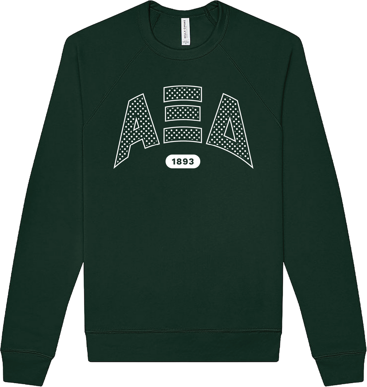 Alpha Xi Delta Varsity Polka Dot Crewneck