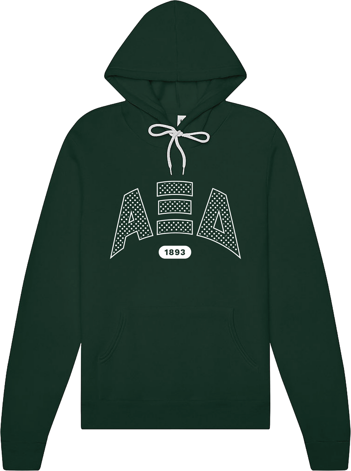 Alpha Xi Delta Varsity Polka Dot Hoodie