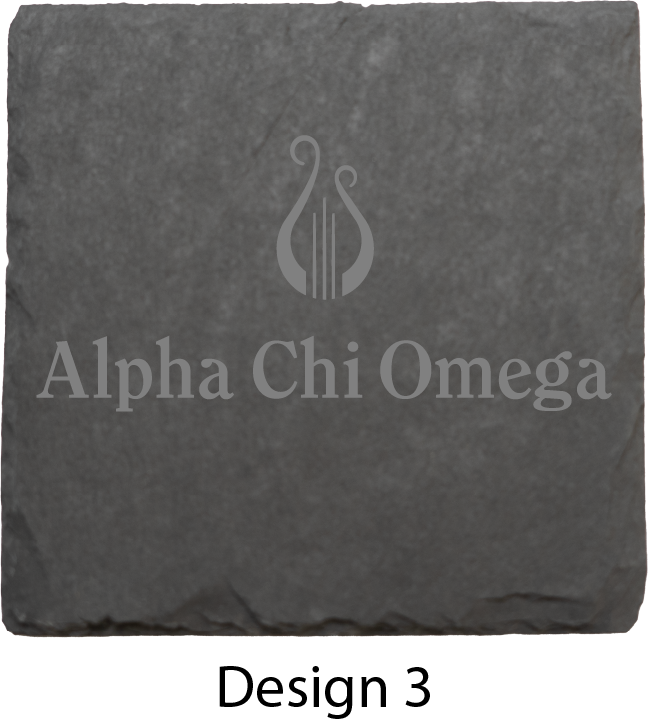 Alpha Chi Omega Stone Coasters - 4-Pack