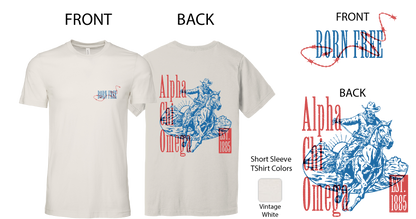 Alpha Chi Omega Cowboy Graphic T-Shirt