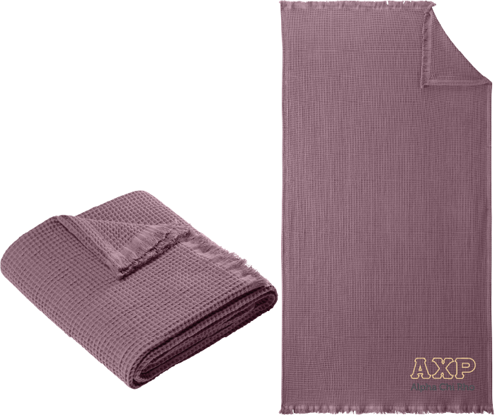 Alpha Chi Rho Letters and Name Blankets