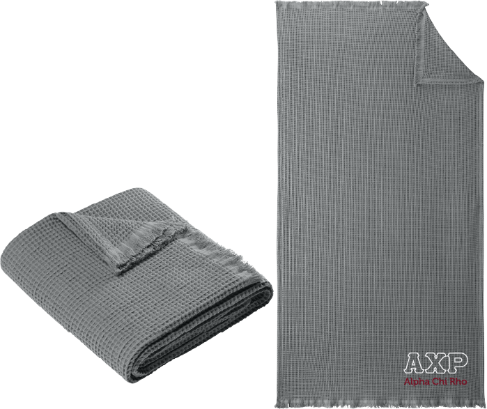 Alpha Chi Rho Letters and Name Blankets