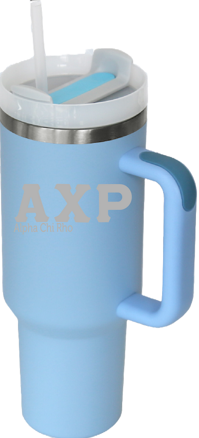 Alpha Chi Rho Lettered 40oz Tumblers