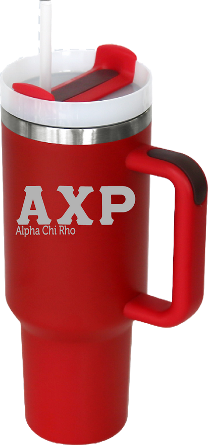 Alpha Chi Rho Lettered 40oz Tumblers