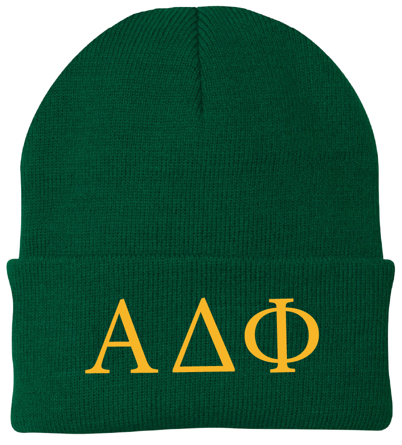 Alpha Delta Phi Lettered Beanies