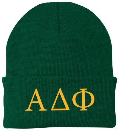 Alpha Delta Phi Lettered Beanies