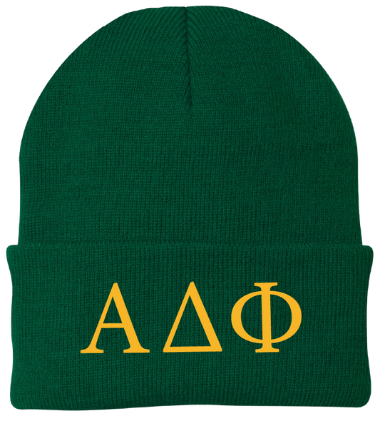 Alpha Delta Phi Lettered Beanies