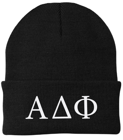 Alpha Delta Phi Lettered Beanies