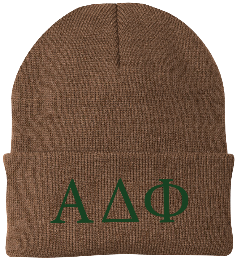 Alpha Delta Phi Lettered Beanies