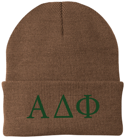 Alpha Delta Phi Lettered Beanies