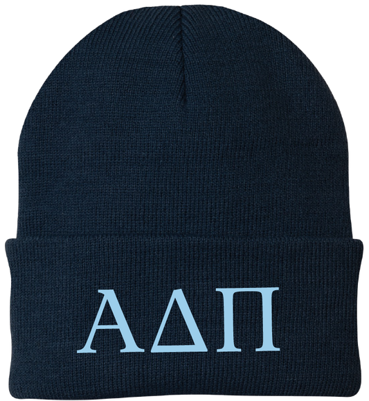 Alpha Delta Pi Lettered Beanies