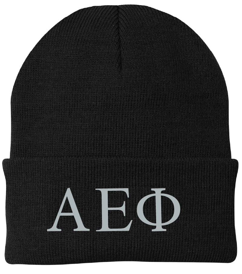 Alpha Epsilon Phi Lettered Beanies