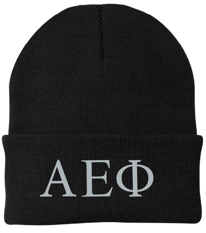 Alpha Epsilon Phi Lettered Beanies