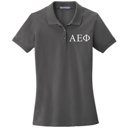 Alpha Epsilon Phi Ladies' Embroidered Polo Shirt