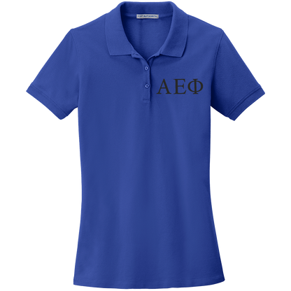 Alpha Epsilon Phi Ladies' Embroidered Polo Shirt