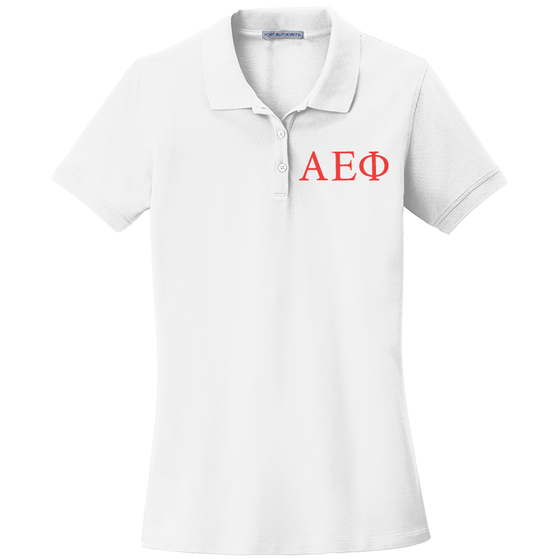 Alpha Epsilon Phi Ladies' Embroidered Polo Shirt