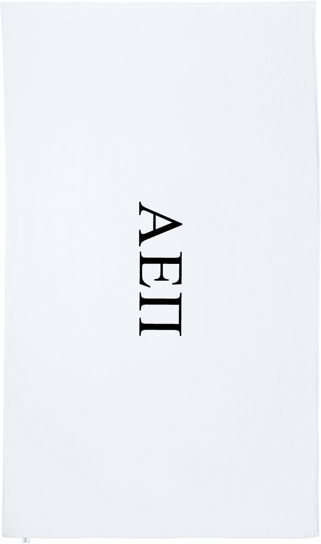 Alpha Epsilon Pi Lettered Beach Towels