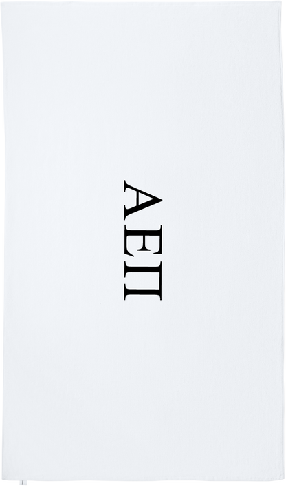 Alpha Epsilon Pi Lettered Beach Towels