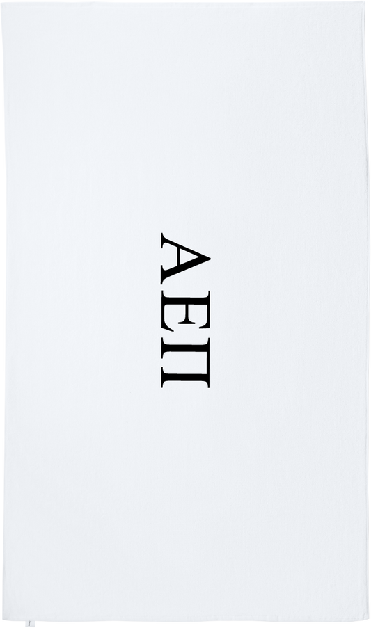 Alpha Epsilon Pi Lettered Beach Towels