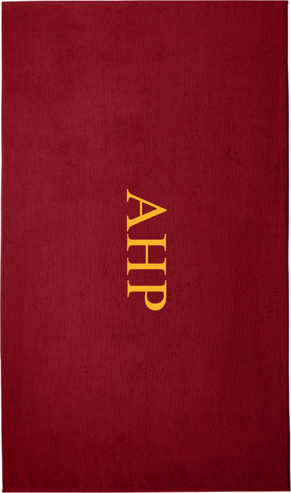 Alpha Eta Rho Lettered Beach Towels