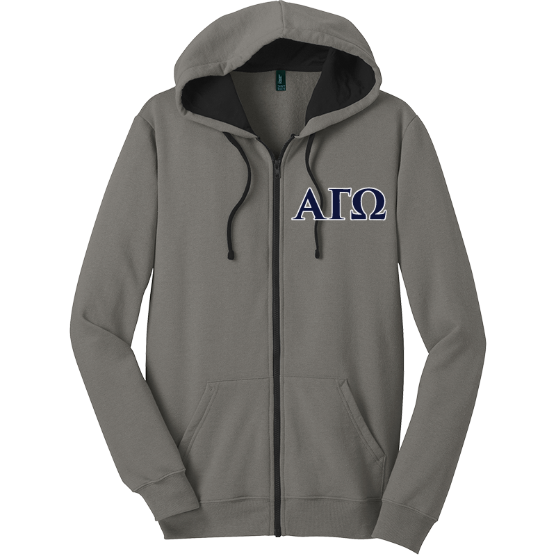 Alpha Gamma Omega Zip-Up Hooded Sweatshirts
