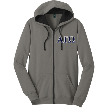 Alpha Gamma Omega Zip-Up Hooded Sweatshirts