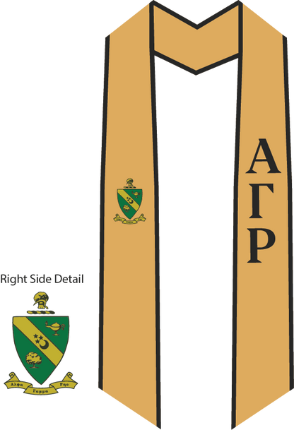 Alpha Gamma Rho Graduation Stoles