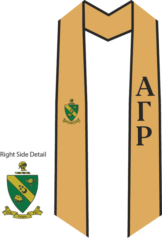 Alpha Gamma Rho Graduation Stoles