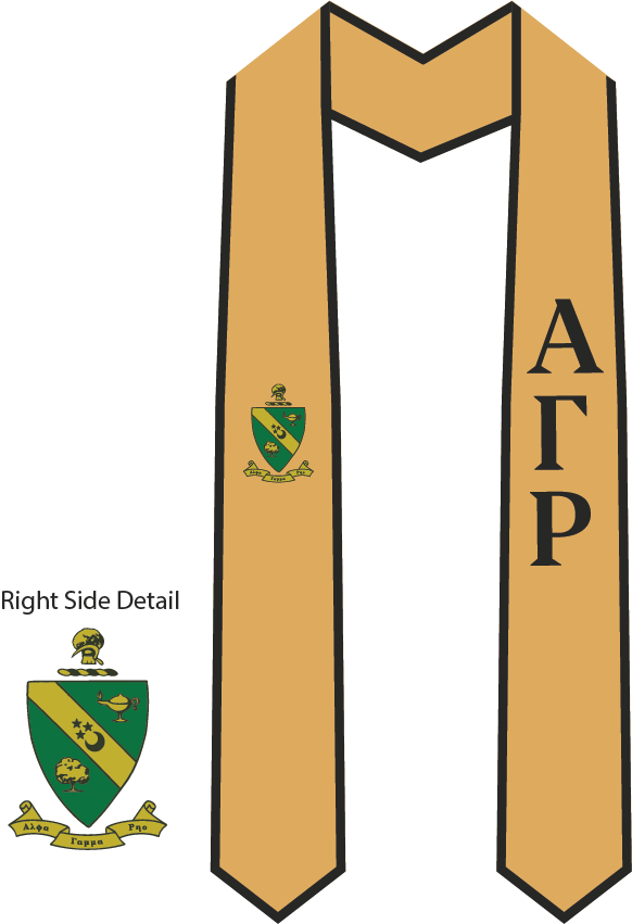 Alpha Gamma Rho Graduation Stoles